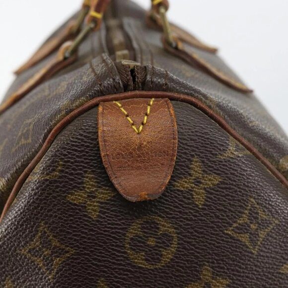 LOUIS VUITTON Monogram Speedy 35 Hand Bag - Picture 13 of 16